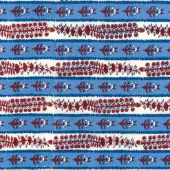 French Tablecloth Avignon Red & Blue -table supplies shop 0H1A3009