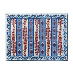 Avignon Placemats Red & Blue, Set Of 6 -table supplies shop 10 a1929ef0 79b6 4c0a b8bd 6ca71c592601