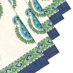 Cassis Blue & Green Napkins, Set Of 6 8 Cassis Blue & Green Napkins, Set Of 6 -table supplies shop 11 bc528eac 8386 41ce b350 c9d38a26eb06