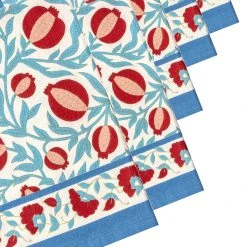 Grenadine Blue & Red Napkins, Set Of 6 8 Grenadine Blue & Red Napkins, Set Of 6 -table supplies shop 15 c66c41af 0ec6 419c af7b faf6b21a0eac