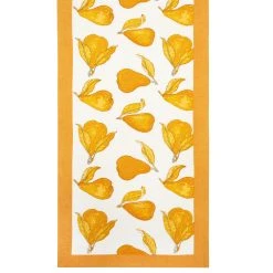 Orchard Pear Runner Mustard & Grey