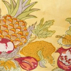 French Tablecloth Tutti Frutti Yellow & Green -table supplies shop 28 19 lowres