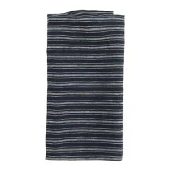 Boat Stripe Linen Kitchen Towels Indigo & White, Set Of 2