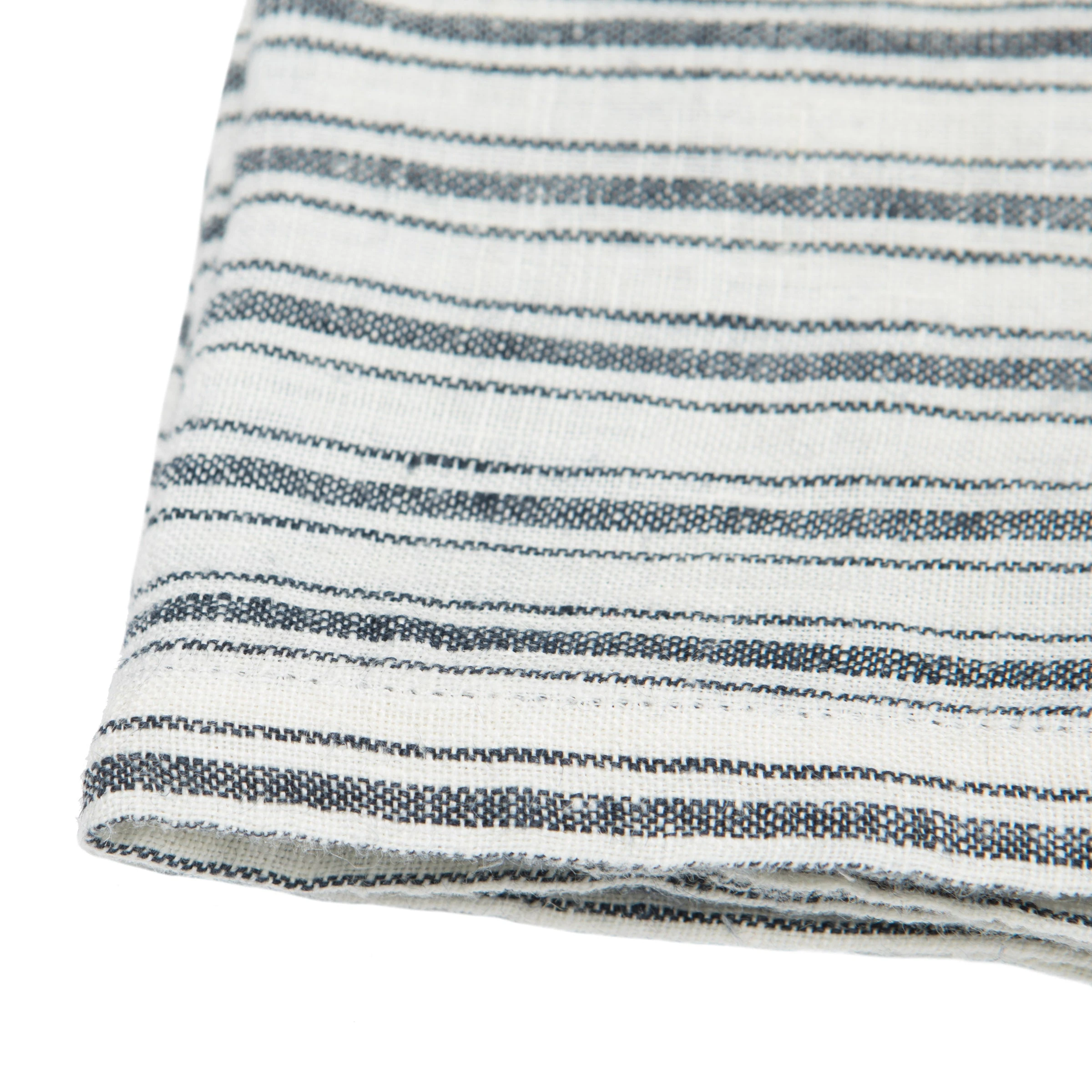 Boat Stripe Linen Kitchen Towels White & Blue, Set Of 2 4 Boat Stripe Linen Kitchen Towels White & Blue, Set Of 2 - Image 4