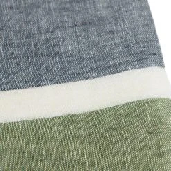 Bold Stripe Linen Evergreen Kitchen Towels - Set Of 2 -table supplies shop 2G3A3371