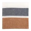 Bold Stripe Linen Rust Napkins - Set Of 4