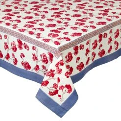 French Tablecloth Cherry Blossom Cream & Blush -table supplies shop 36 80 1 optimized