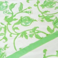French Tablecloth Granada Parrot Green -table supplies shop 38 25 6