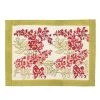 Wisteria Green & Pink Placemats, Set Of 6