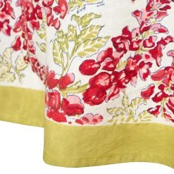 French Tablecloth Wisteria Green & Pink -table supplies shop 40 60 11