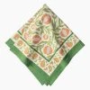 Grenadine Orange & Green Napkins, Set Of 6