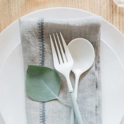 August Linen Stitch Multi Napkins, Set Of 4 14 August Linen Stitch Multi Napkins, Set Of 4 -table supplies shop 8N6A1836