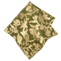 Saint-Rémy D'Or Et Vert Napkins - Set Of 6