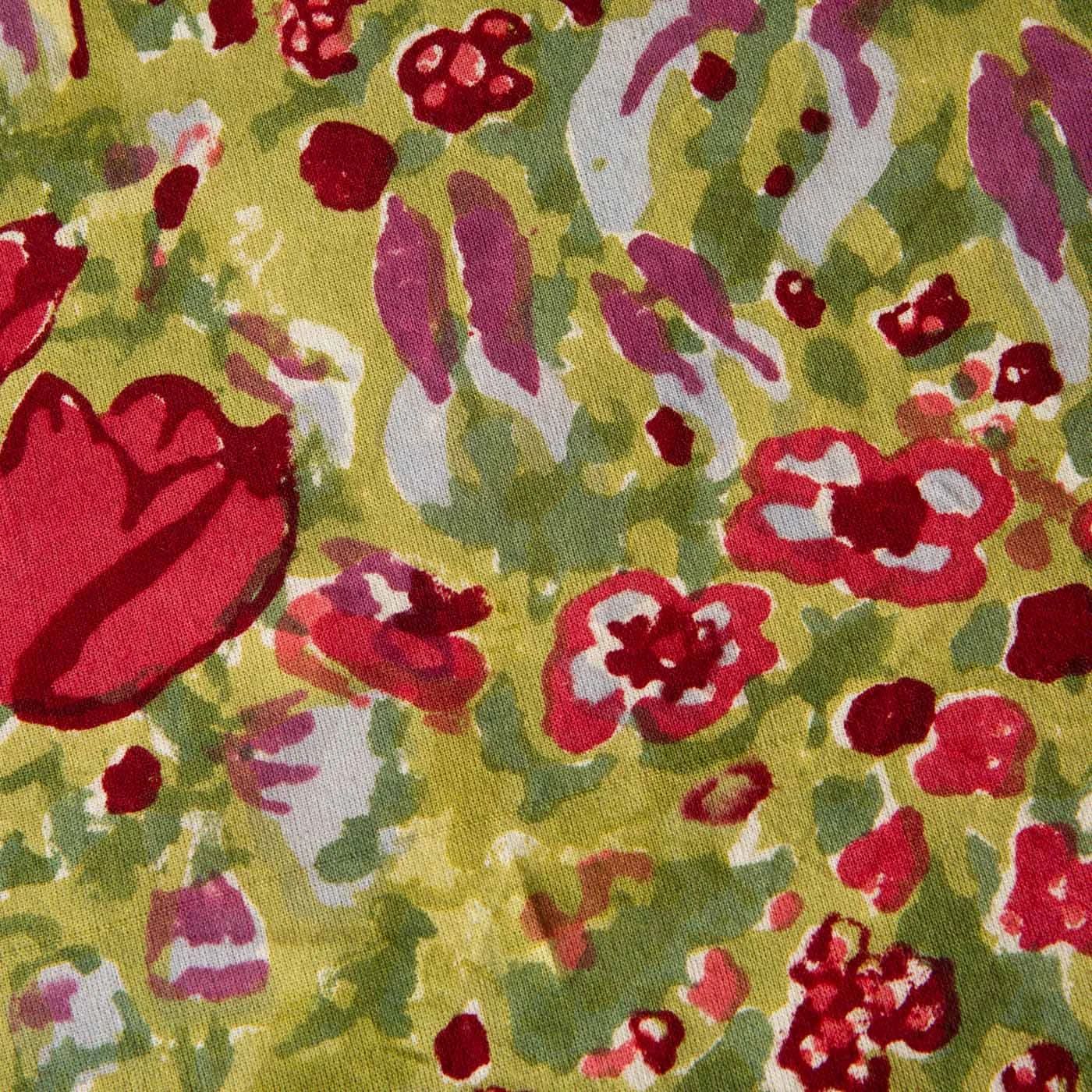 French Tablecloth Jardin Red & Green 10 French Tablecloth Jardin Red & Green - Image 10