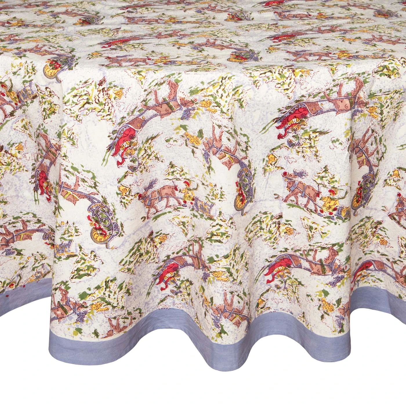 French Tablecloth Renne Grey & Blue 13 French Tablecloth Renne Grey & Blue - Image 13