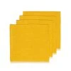 Chunky Linen Mustard Napkins, Set Of 4