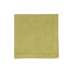 Hemstitch Napkins Kiwi, Set Of 6 -table supplies shop Caravan3098 lowres