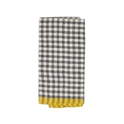 Two-Tone Gingham Kitchen Towels Grey & Dijon, Set Of 2 6 Two-Tone Gingham Kitchen Towels Grey & Dijon, Set Of 2 -table supplies shop Caravan3115 lowres
