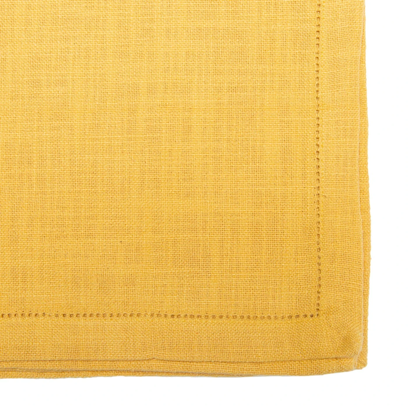 Hemstitch Napkins Dijon, Set Of 6 2 Hemstitch Napkins Dijon, Set Of 6 - Image 2
