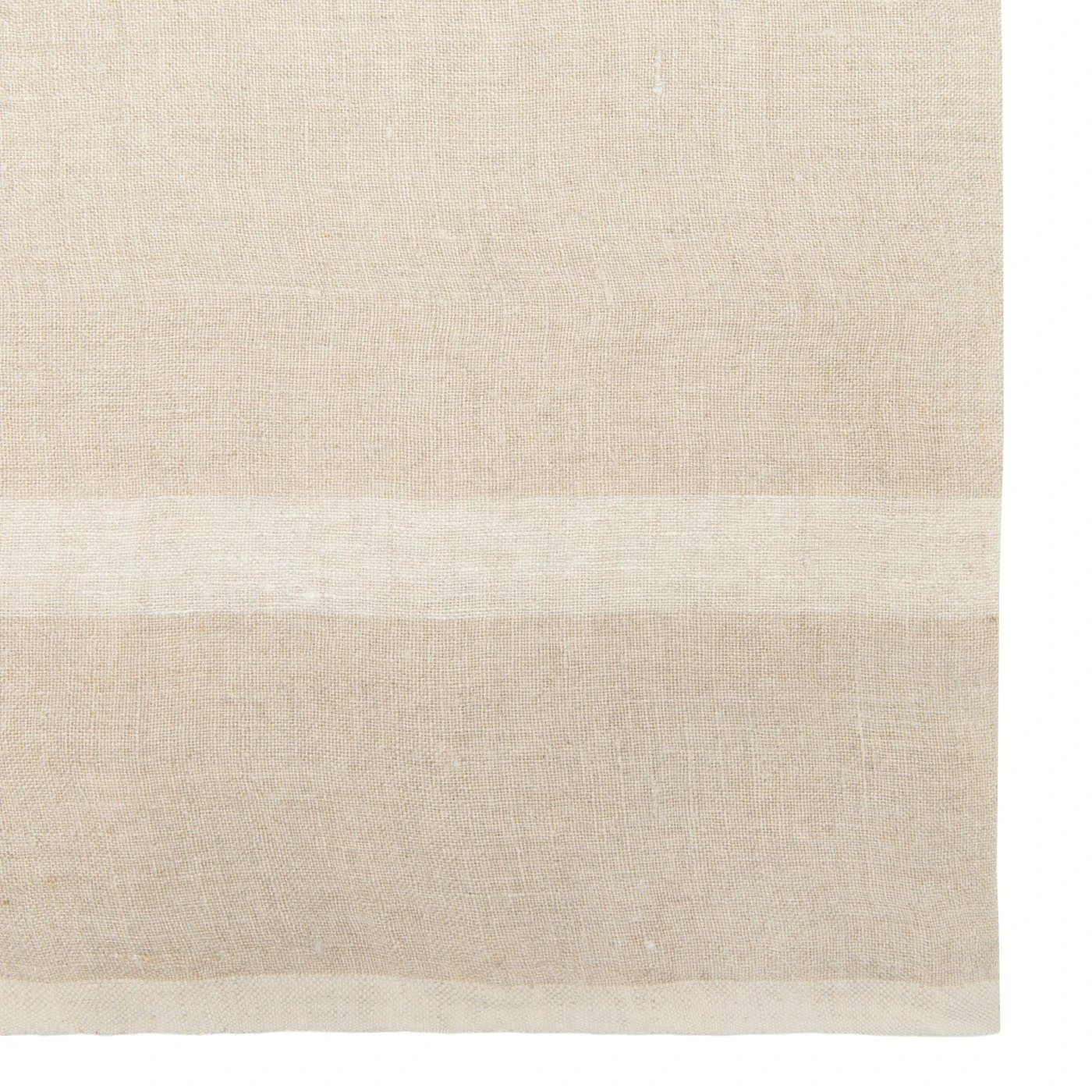 Laundered Linen Napkins Natural & White, Set Of 4 2 Laundered Linen Napkins Natural & White, Set Of 4 - Image 2
