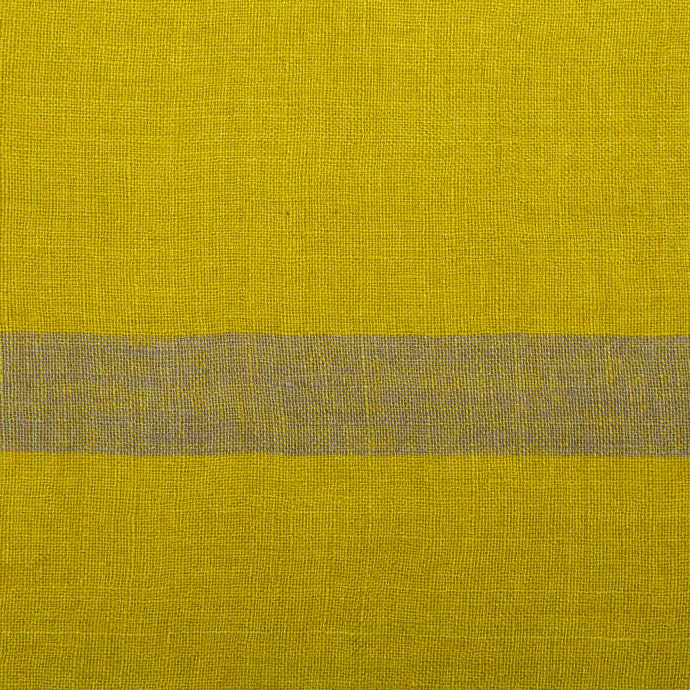 Laundered Linen Napkins Lime & Grey, Set Of 4 4 Laundered Linen Napkins Lime & Grey, Set Of 4 - Image 4