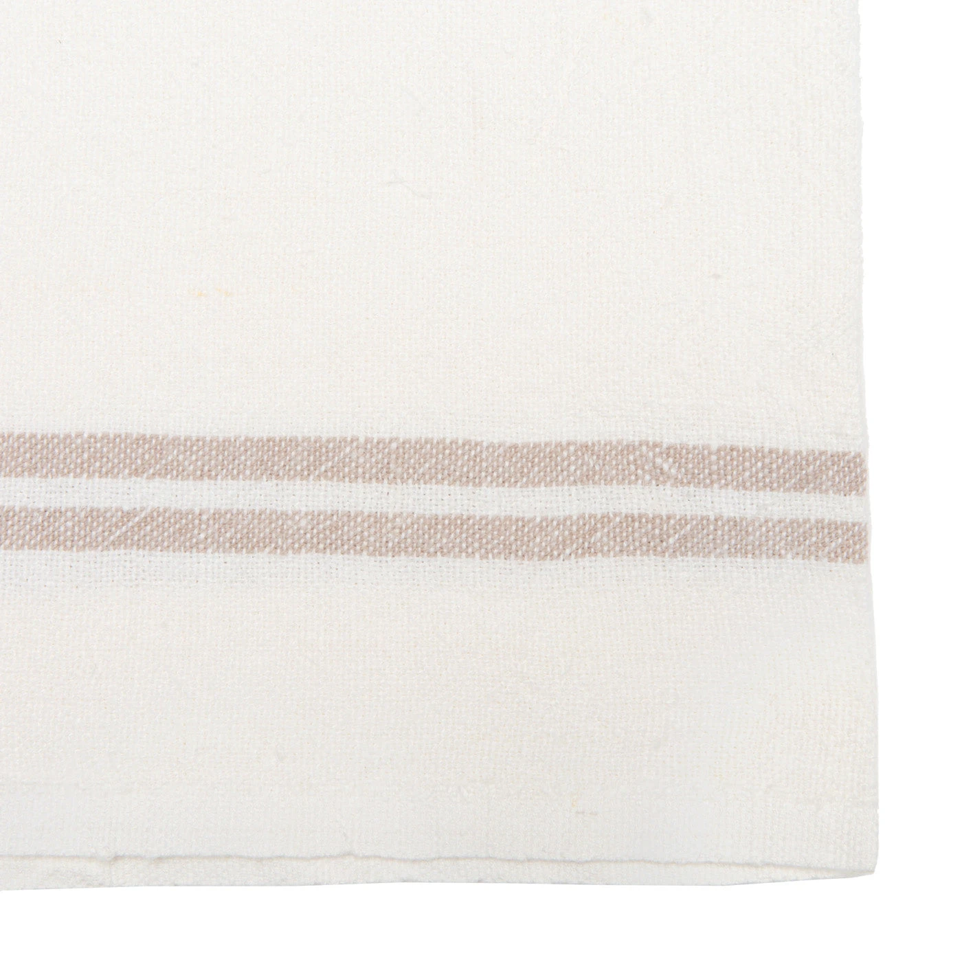 Vintage Linen Napkins Ivory & Grey, Set Of 4 2 Vintage Linen Napkins Ivory & Grey, Set Of 4 - Image 2