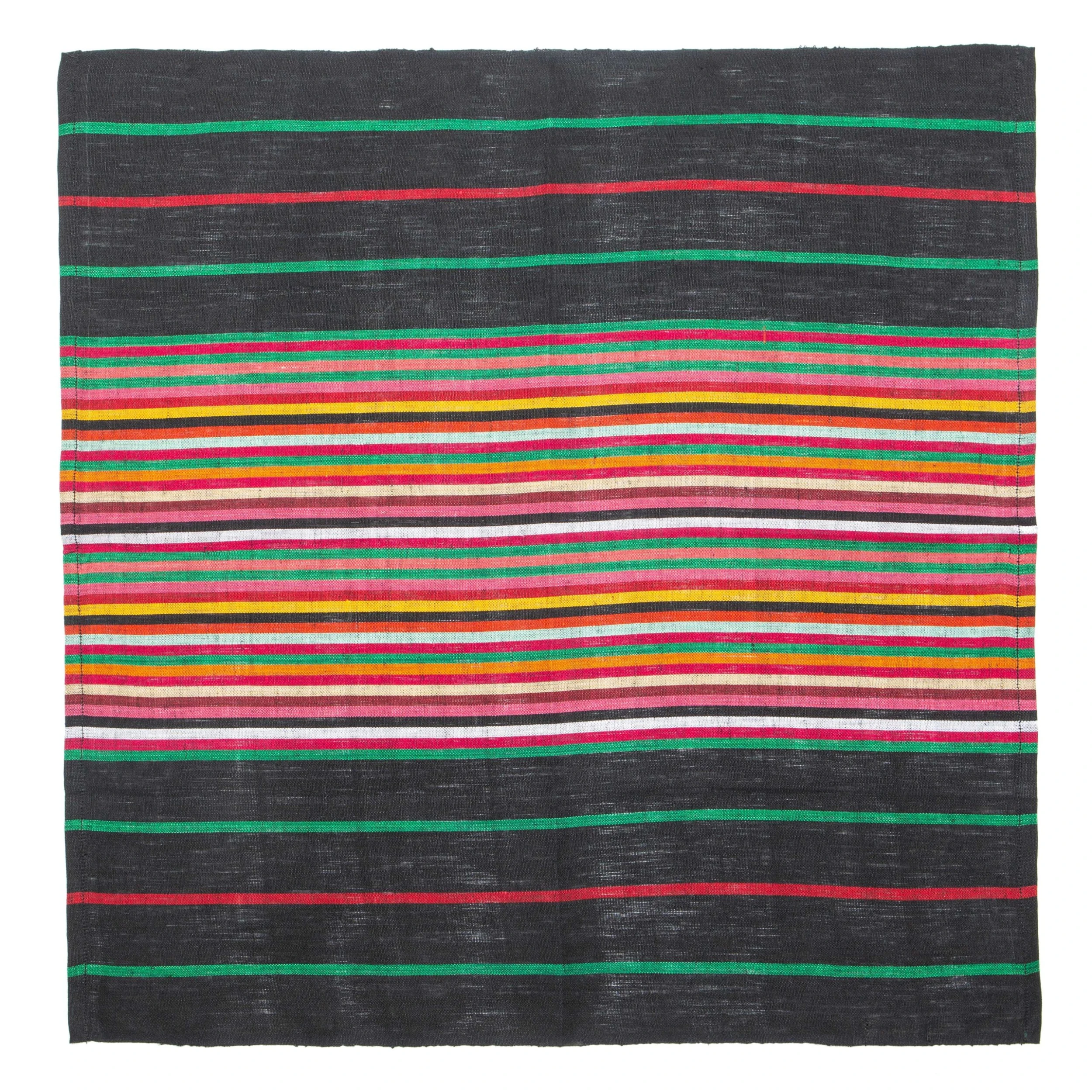 Multi Stripes "Black" Napkins 20x20 - Set Of 4 4 Multi Stripes "Black" Napkins 20x20 - Set Of 4 - Image 4