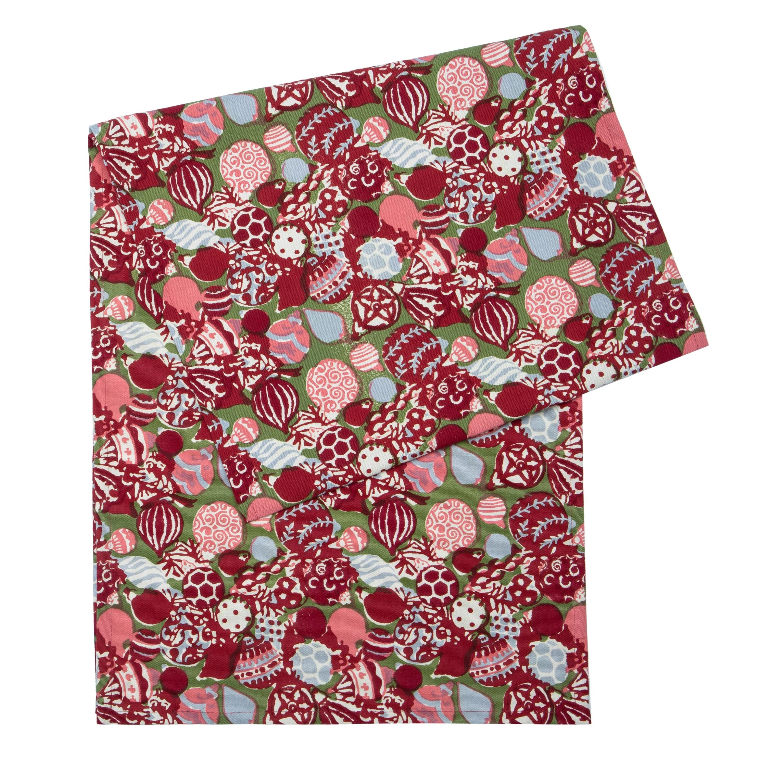 Ornaments Runner Red & Green 1 Ornaments Runner Red & Green