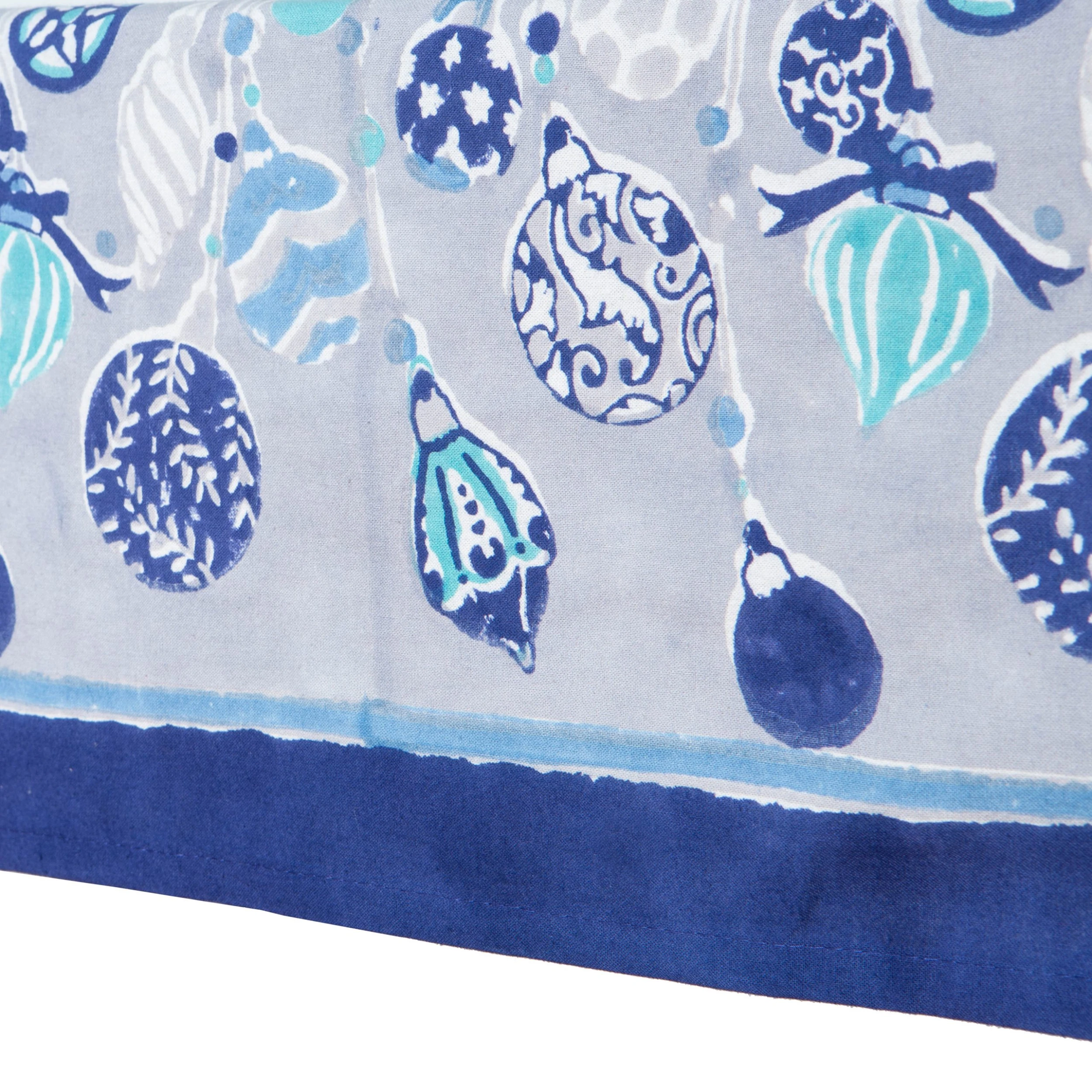French Tablecloth Ornaments Blue 4 French Tablecloth Ornaments Blue - Image 4