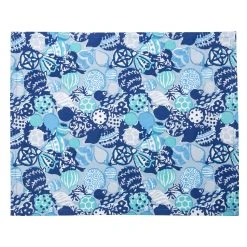 Ornaments Placemats Blue, Set Of 6