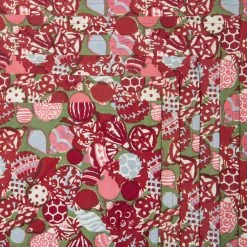 Ornaments Placemats Red & Green, Set Of 6 -table supplies shop ColeurN August 202267