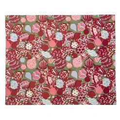 Ornaments Placemats Red & Green, Set Of 6