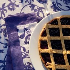 Granada Violet Bleu Napkins, Set Of 6 -table supplies shop DSC03890 0.5x square