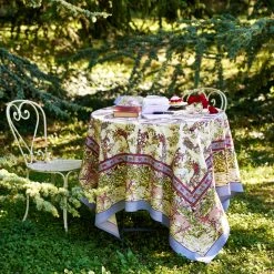 French Tablecloth Renne Grey & Blue 15 French Tablecloth Renne Grey & Blue -table supplies shop DSC05234 0.5x square