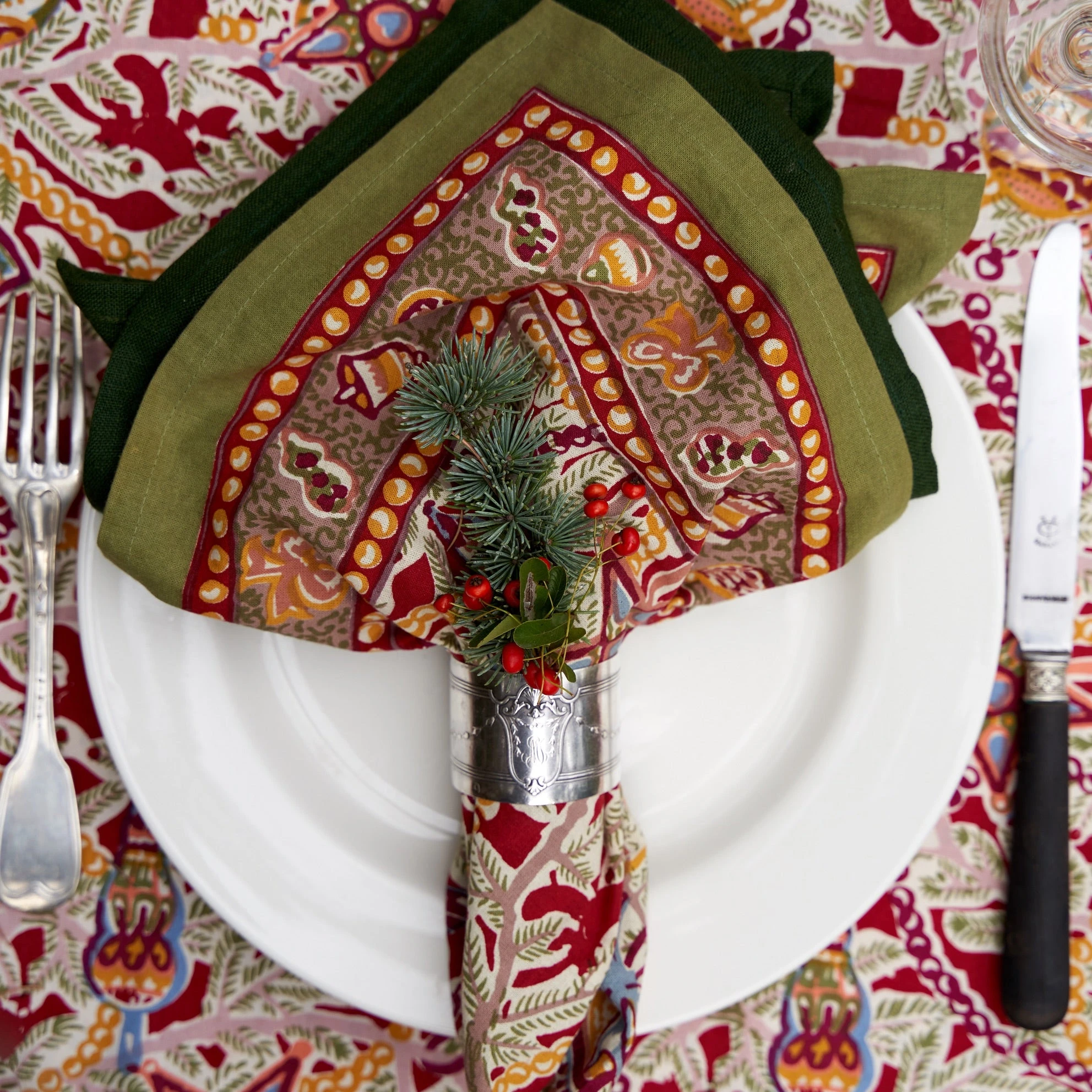 Noel Napkins, Set Of 6 6 Noel Napkins, Set Of 6 - Image 6