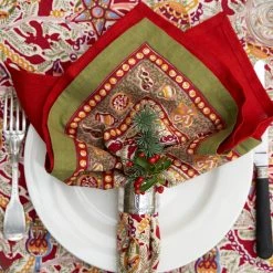 Noel Napkins, Set Of 6 11 Noel Napkins, Set Of 6 -table supplies shop DSC05986 0.5x square