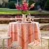French Tablecloth Avignon Pink City