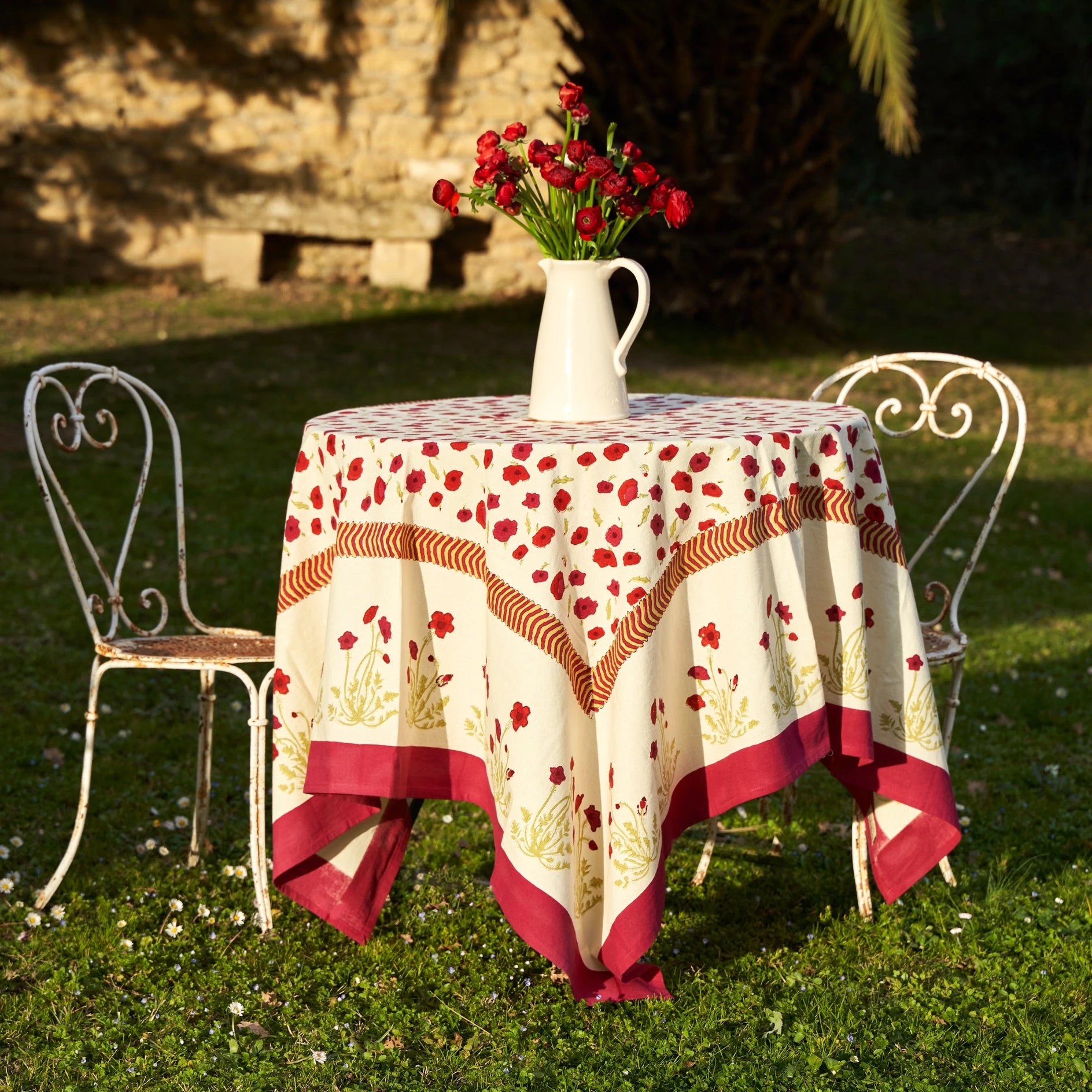 French Tablecloth Poppies 9 French Tablecloth Poppies - Image 9