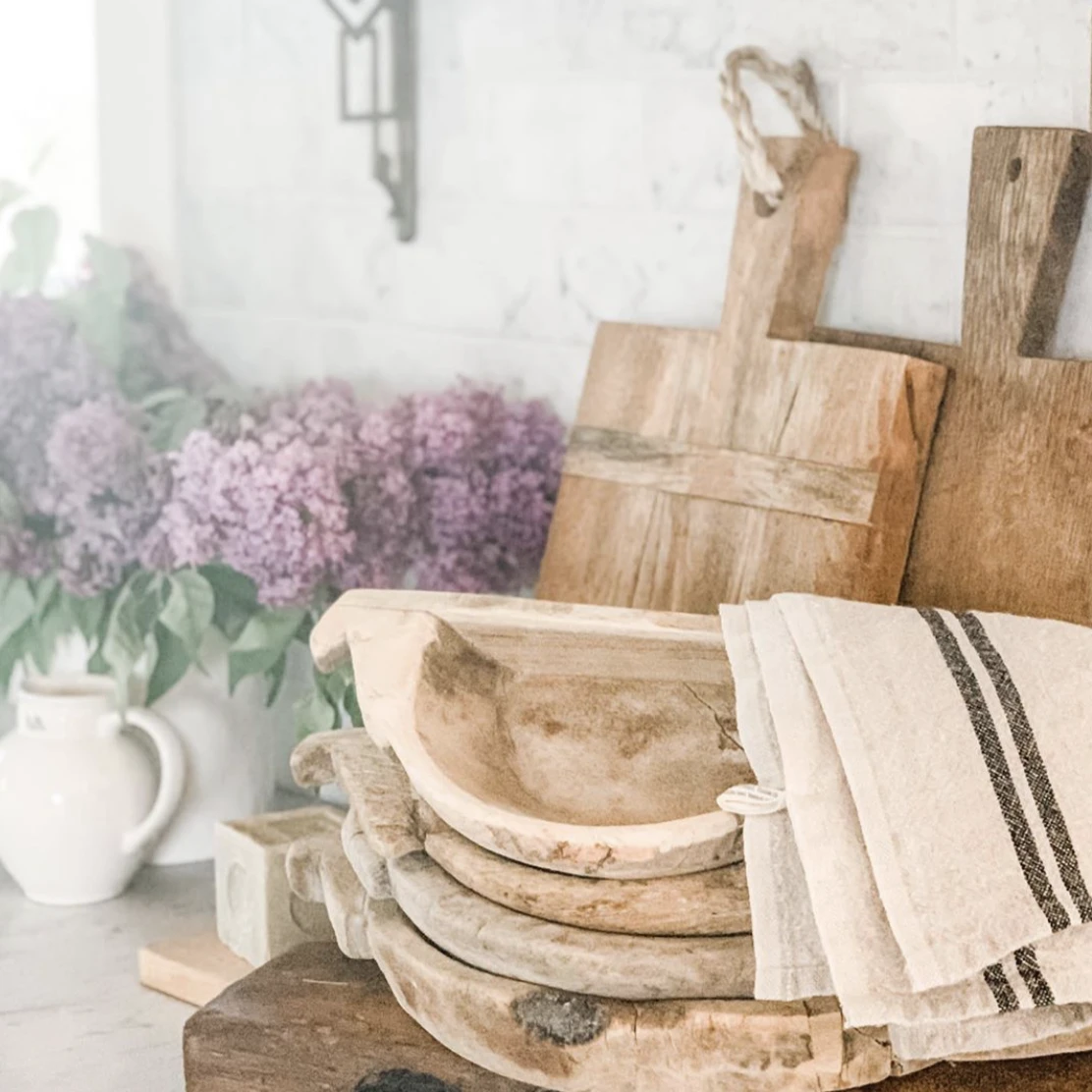 Vintage Linen Kitchen Towels Natural & Black, Set Of 2 5 Vintage Linen Kitchen Towels Natural & Black, Set Of 2 - Image 5