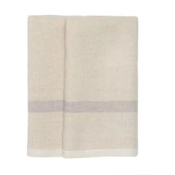 Laundered Linen Kitchen Towels Natural & Grey, Set Of 2 -table supplies shop LT NG T2 lowres 1
