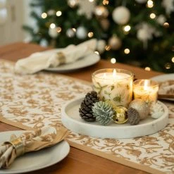 Granada Napkins Mustard, Set Of 6 10 Granada Napkins Mustard, Set Of 6 -table supplies shop MER08074 3