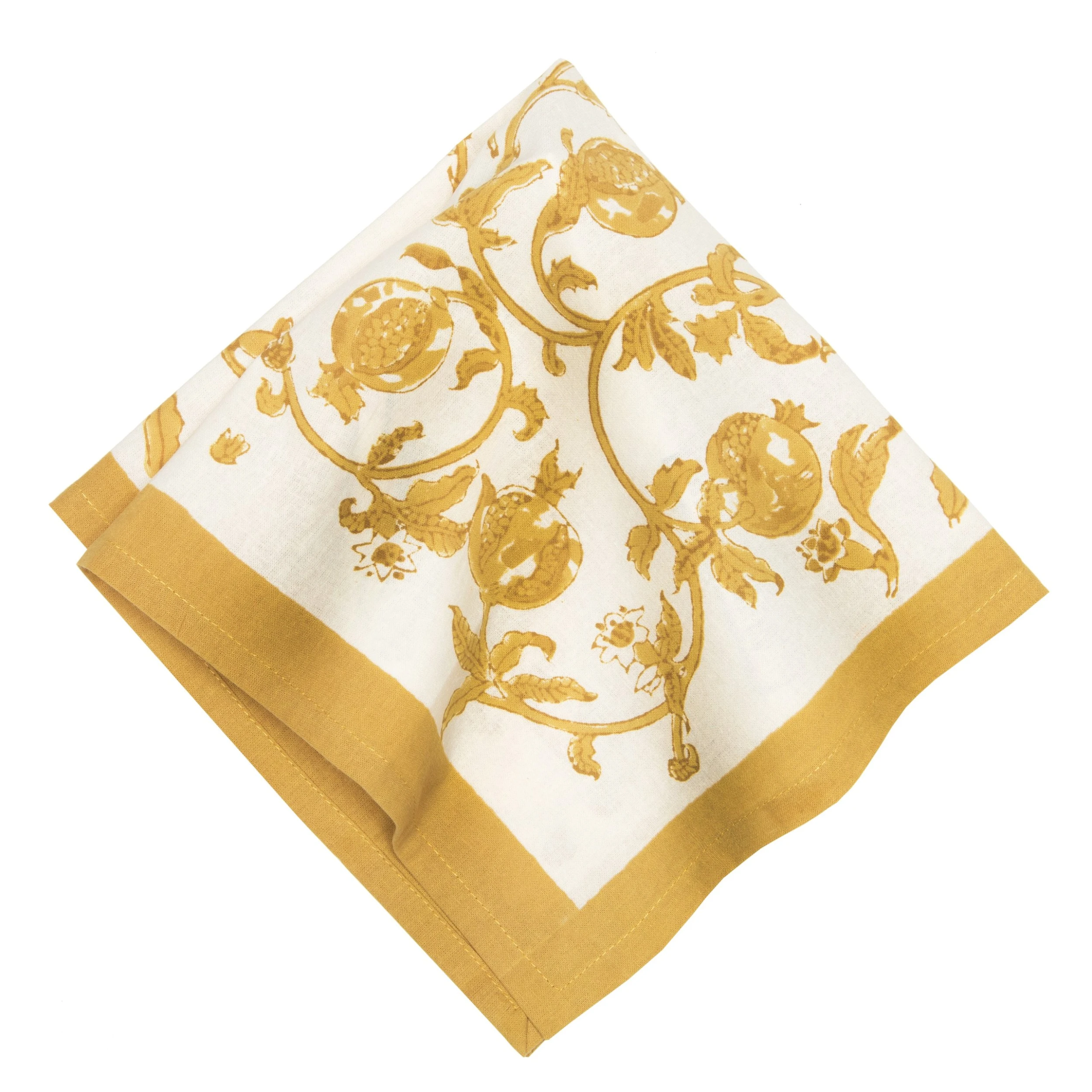 Granada Napkins Mustard, Set Of 6 6 Granada Napkins Mustard, Set Of 6 - Image 6