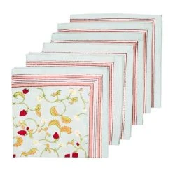 Fraises Des Bois Napkins, Set Of 6 -table supplies shop fraises des bois napkins 1