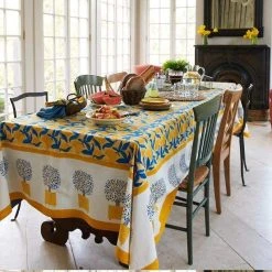 French Tablecloth Lemon Tree 12 French Tablecloth Lemon Tree -table supplies shop french tablecloth lemon tree 1