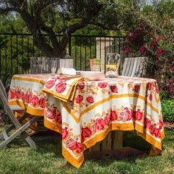 French Tablecloth Pomegranate