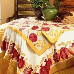 French Tablecloth Pomegranate 19 French Tablecloth Pomegranate -table supplies shop french tablecloth pomegranate 2