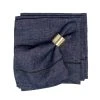Linen Stitch Napkins Chambray Denim, Set Of 4