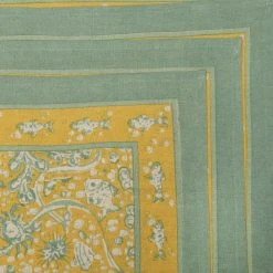 La Mer Napkins Aqua & Citrine, Set Of 6 7 La Mer Napkins Aqua & Citrine, Set Of 6 -table supplies shop napkin2 3