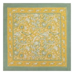 La Mer Napkins Aqua & Citrine, Set Of 6 8 La Mer Napkins Aqua & Citrine, Set Of 6 -table supplies shop napkin2 4