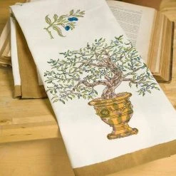 Olive Tree Tea Towels, Set Of 3